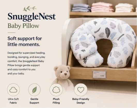 NiyiH SnuggleNest™ Support Pillow