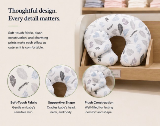 NiyiH SnuggleNest™ Support Pillow