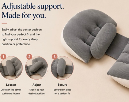NiyiH WaistSide Body Pillow