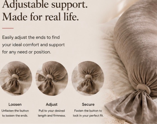 NiyiH Adjustable Support Body Pillow