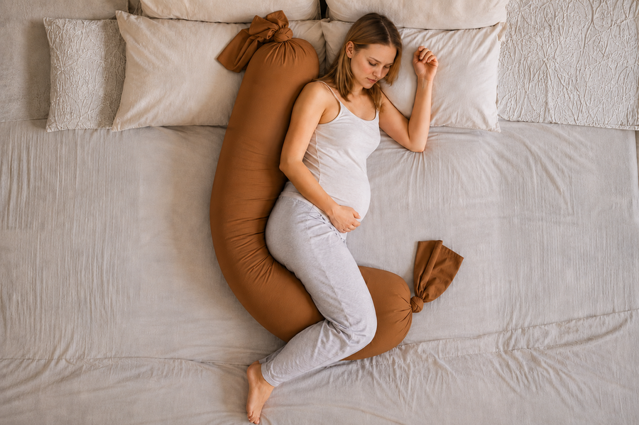 NiyiH Back Pregnancy Pillow For BackSide and Belly Support