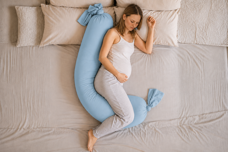 NiyiH Back Pregnancy Pillow For BackSide and Belly Support