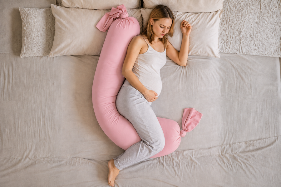 NiyiH Back Pregnancy Pillow For BackSide and Belly Support