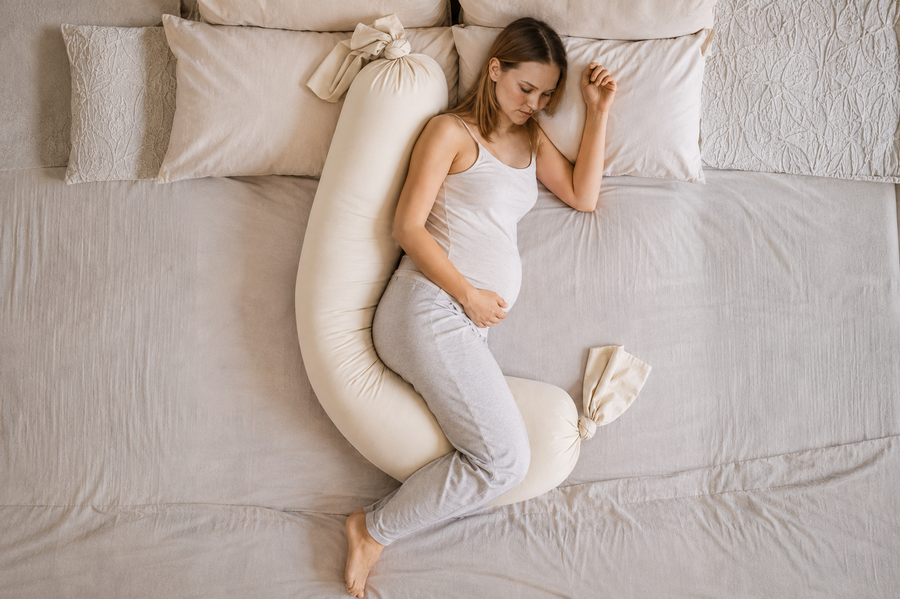 NiyiH Back Pregnancy Pillow For BackSide and Belly Support